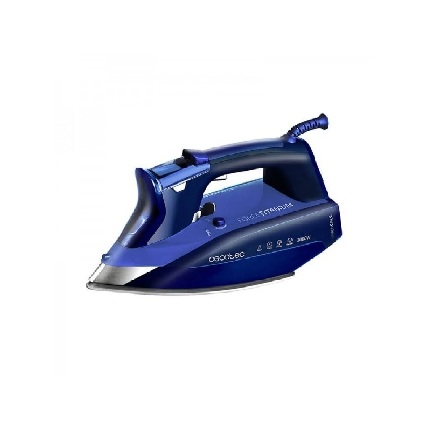 Steam Iron ForceTitanium 720. 3000 W LCD screen 200 g/min steam stroke 55 g/min continuous steam and TitaniumSlide sole