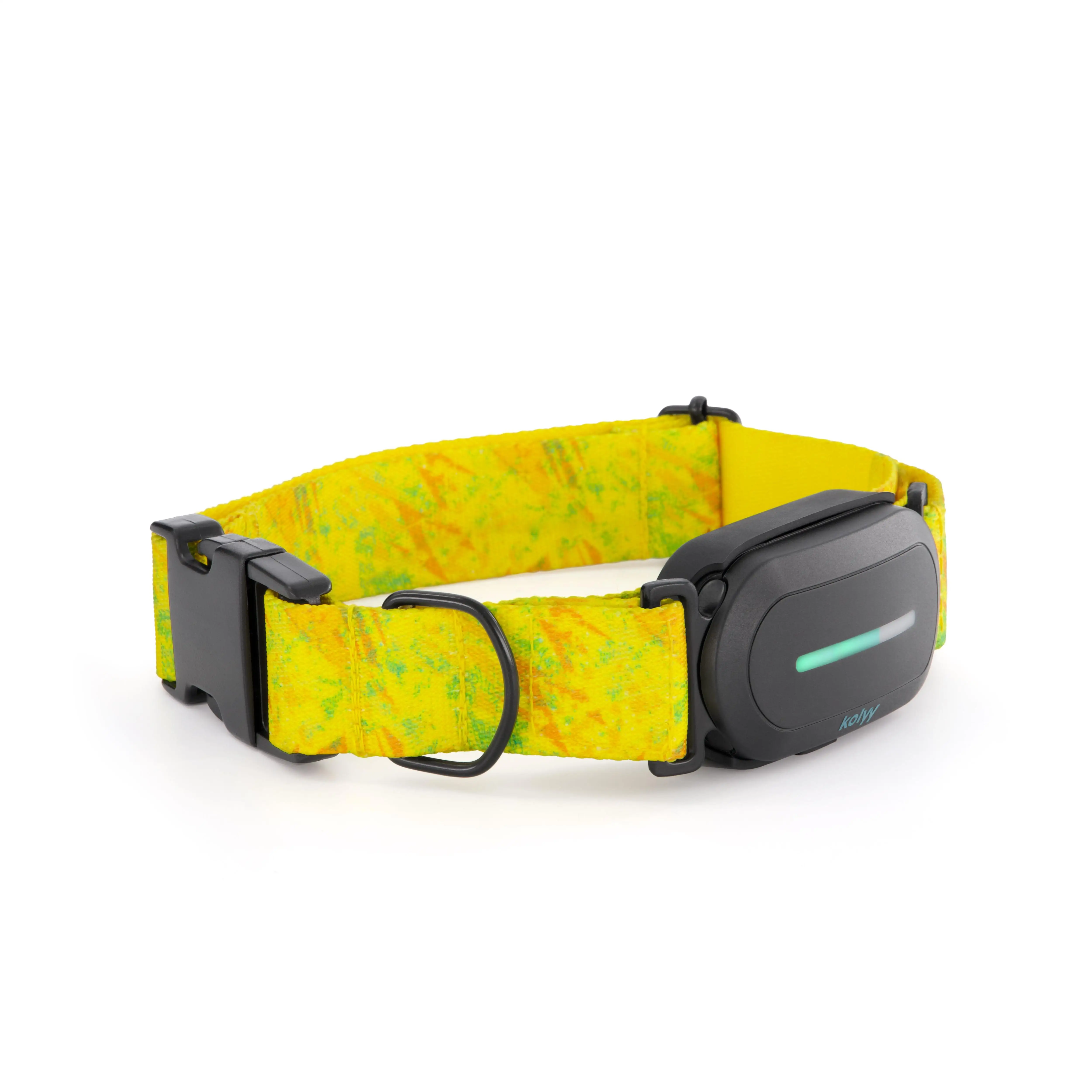 Kolyy Series 2 - Collar GPS para Perros Hecho en España - Localizador GPS Perros con control vía App - Localización en Tiempo Real y sin Límite de distancia –Control Actividad, Reposo, Paseos y Rutas