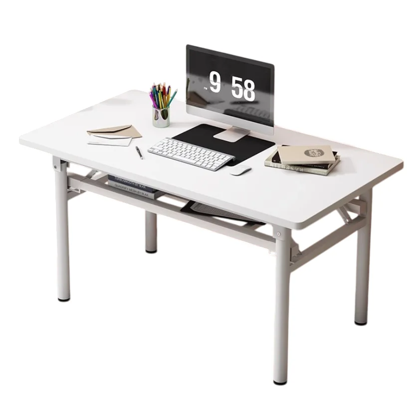 Mesa escritorio plegable, Ordenador Escritorio Oficina estudio , escritura para estudio, PC, portátil, mesa de trabajo, mesa de juegos, pata metal