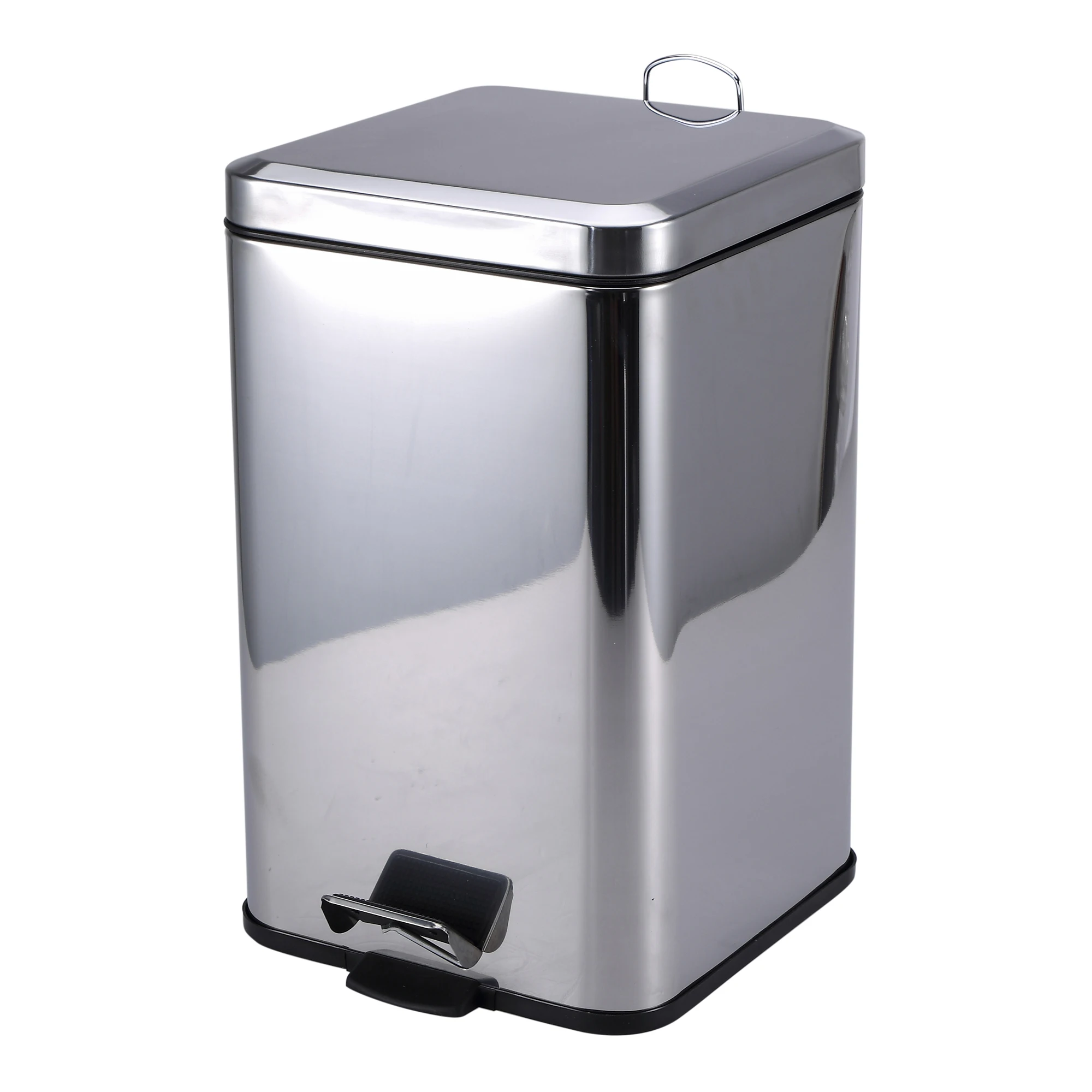 16x16x25,5 cms metallized color pedal dustbin