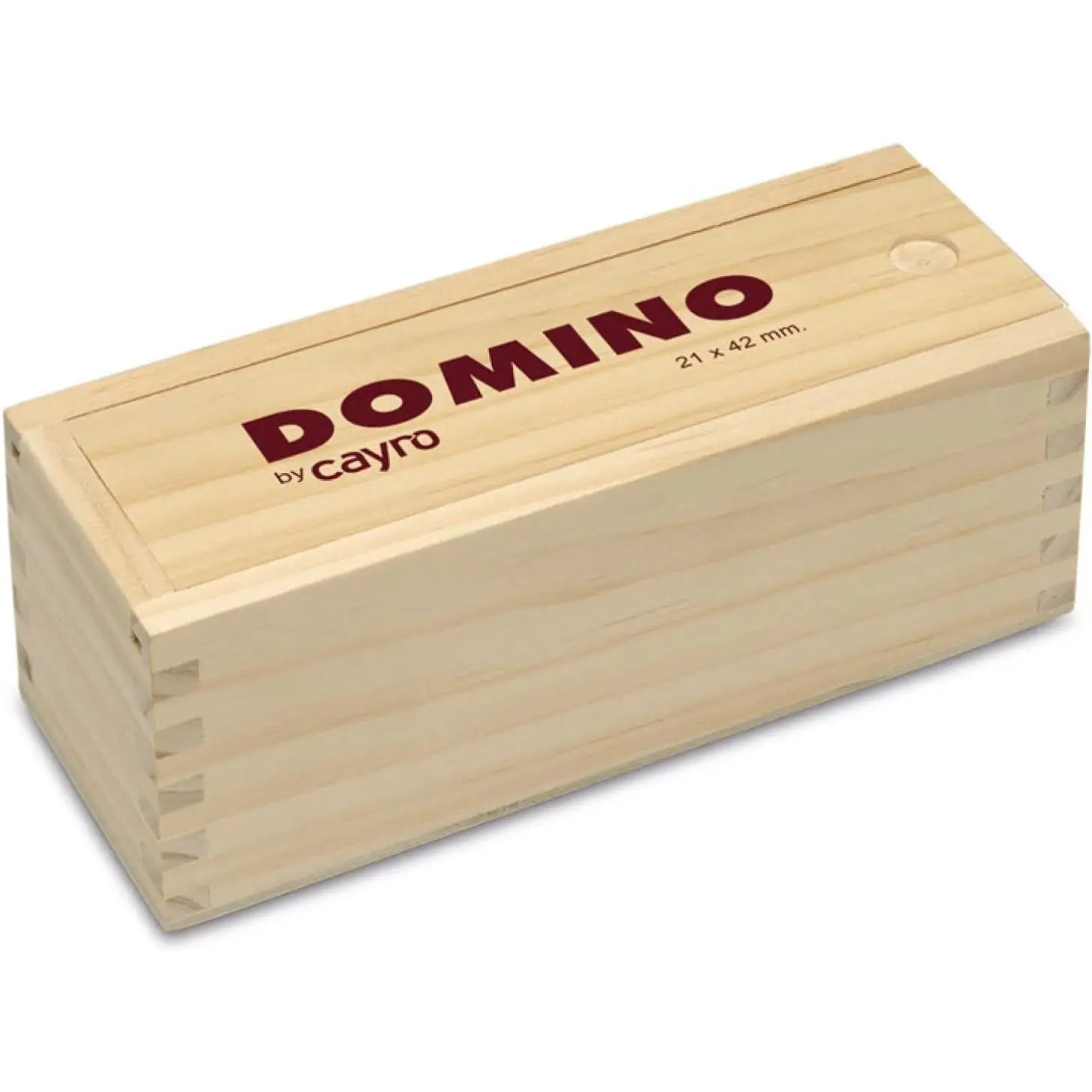 Cayro - Dominó - Caja Tradicional de Madera con Tapa Deslizante Cayro 243