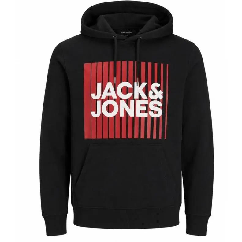 Sudadera Jack & Jones Hombre | Capucha, bolsillo canguro 🖤