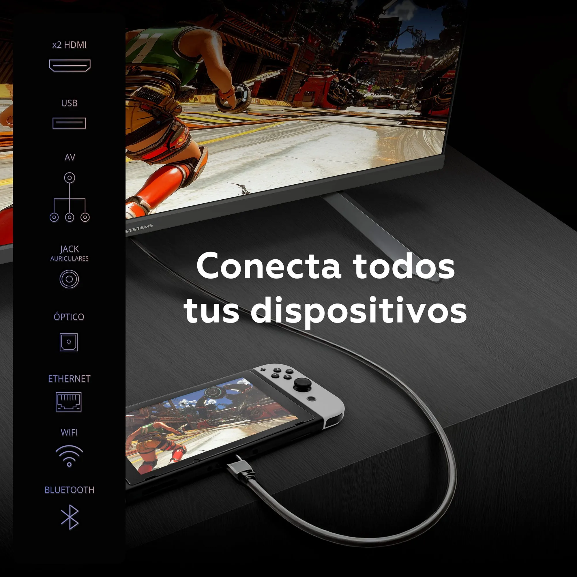 Smart tv 32 inches hd hey google official assistant with voice control. Android tv 14 - td systems k32dlc21gle