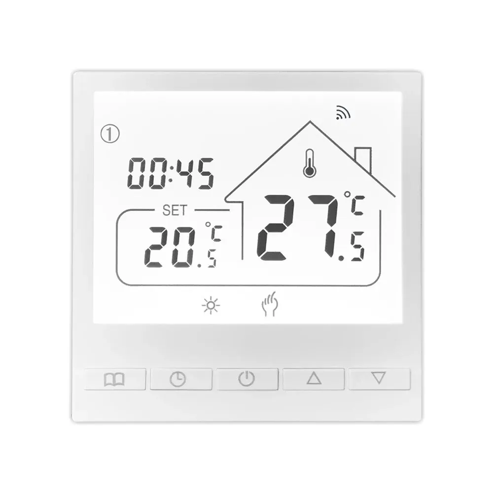 Conteligent WiFi Termostato Tuya Para Calderas De Agua Y Gas Compatible Con Google Alexa Yandex Alice Controlador De Temperatura Para Calderas De Agua Y Gas