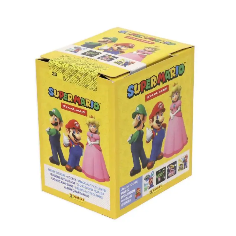 PANINI Super Mario It's-a me, Mario! 2026 - Caja 50 sobres o  Album + caja 50 sobres para elegir - Colección Oficial Panini Garantizado