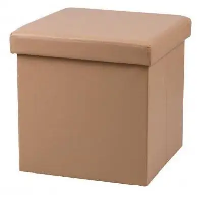 GREATOOL Puff Pvc folding storage stool maximum load 150 kg, 38x38x38cm, Puff Ottoman, seat, footrest