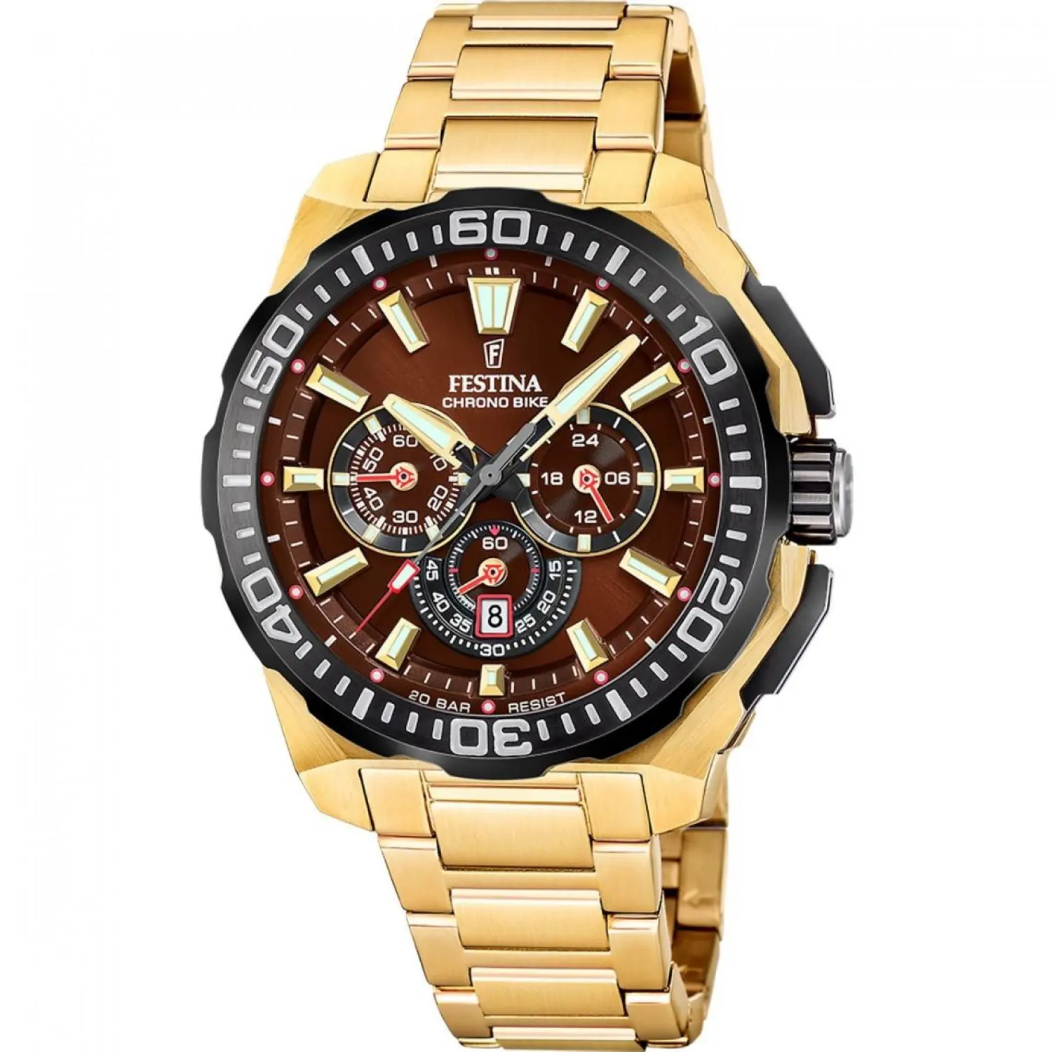 Reloj Festina Chrono bike F20727/3 acero dorado