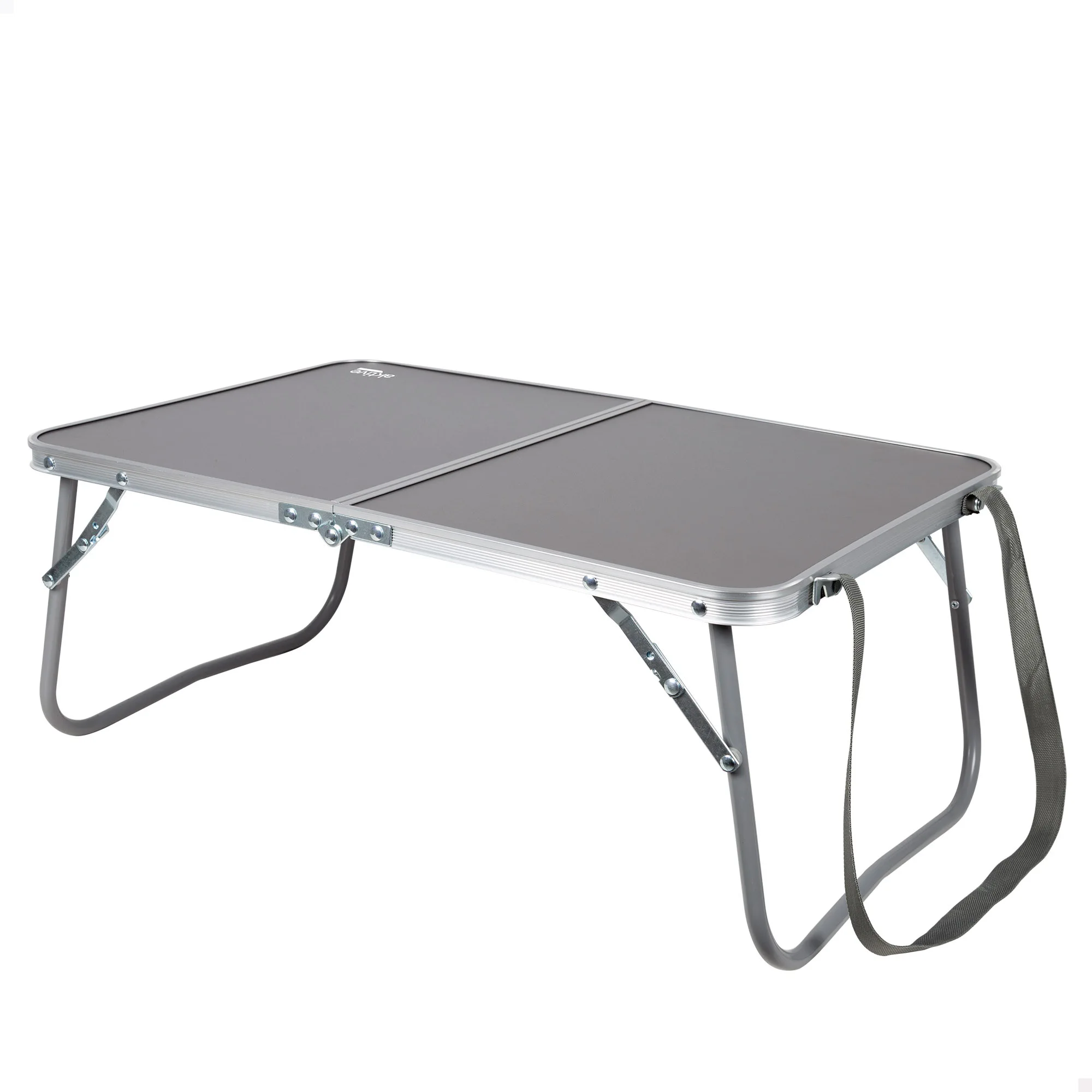 Mesa plegable y portátil Aktive, con asa para transportar, Medidas 60x40x25cm, Material aluminio