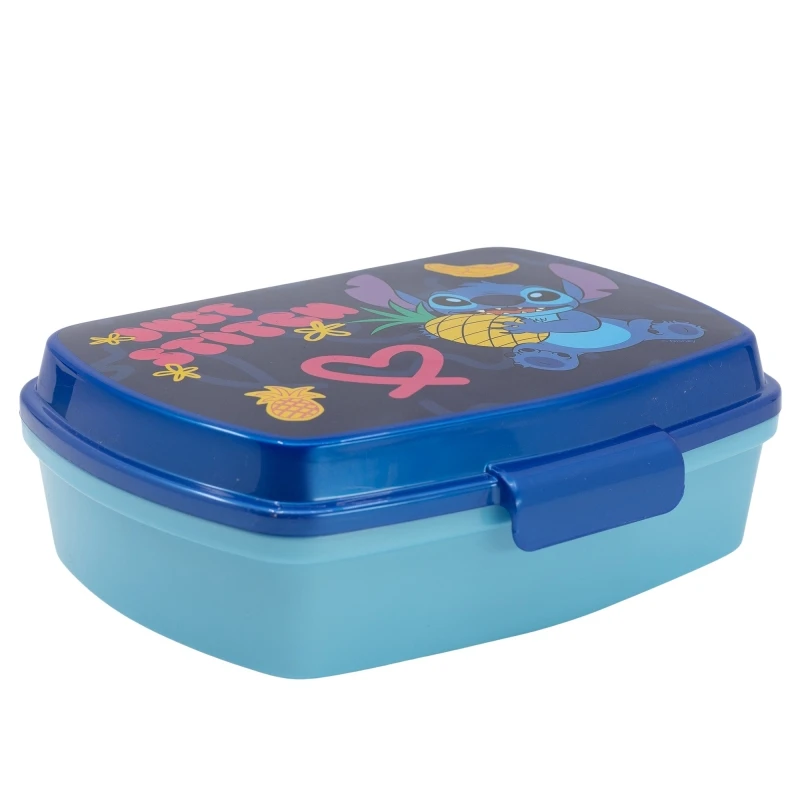 STOR - Fiambrera rectangular para el almuerzo infantil - diferentes modelos (Stitch, Barbie, Super Mario, Disney, Dragon Ball, Minecraft, Sonic, Bluey, Paw Patrol, Spiderman, Pokemon, Minnie Mouse, Mickey, Peppa Pig,) PRODUCTO OFICIAL, MR Popye.