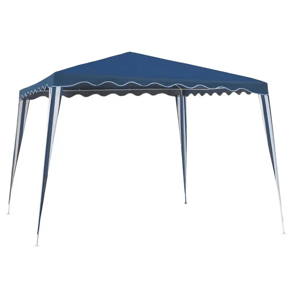Carpa Cenador Gazebo Desmontable 3 x 3 m Azul LOLAhome