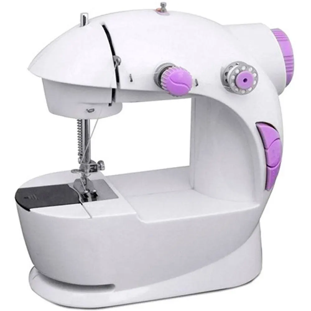 Nyana Mini semi-automatic electric sewing machine with Pedal and integrated lamp