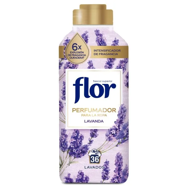 Flor Perfumador Para la Ropa Fragancia Lavanda 720ml, Disolución Perfecta, Elegante