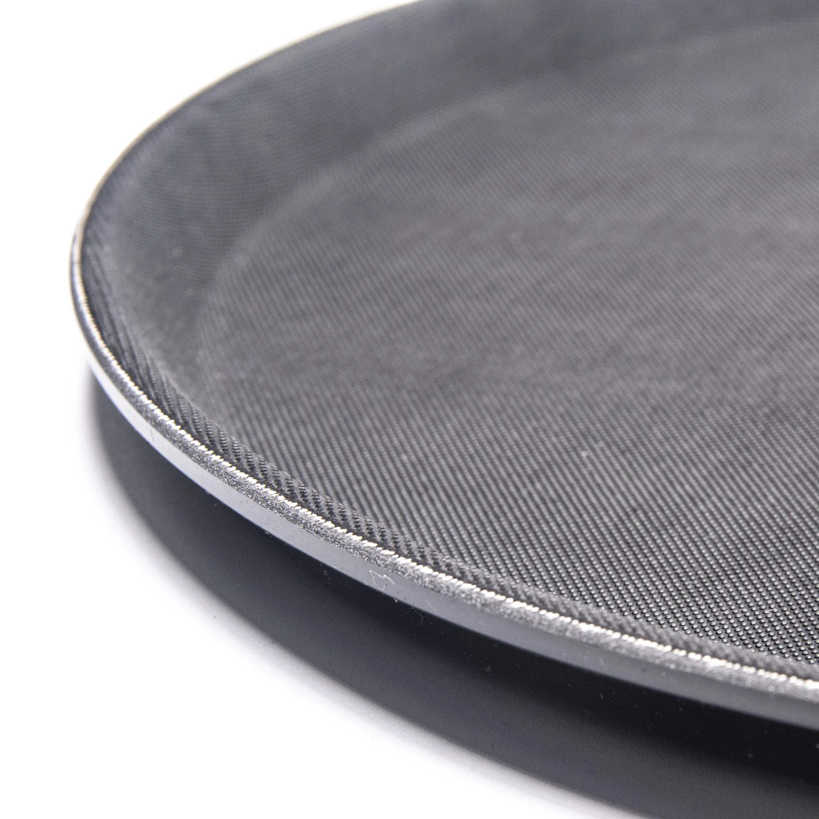 Round Non-Slip Plastic Tray for Hospitality by PAWOPA, perfect for serving in bars and restaurants, stackable, easy to clean with soap or dishwasher, designed for hot and cold items, and made from high-quality material.