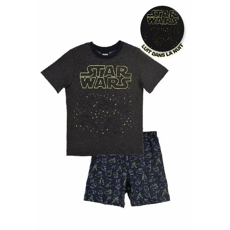 Sun City Pijama Verano Niño Star Wars Azul Ropa Textil Talla 4