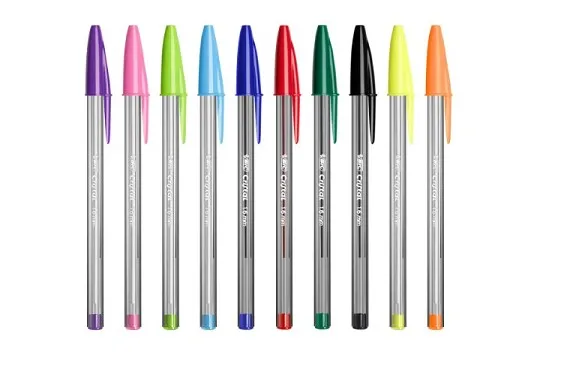 Bic crystal multicolour pens pack 15 colors