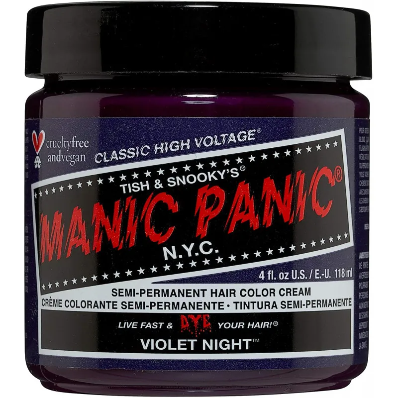 MANIC PANIC VIOLET NIGHT 118ML TINTES PROFESIONALES FANTASIA