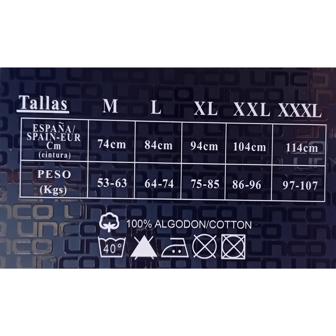 UNCO Slip men's underpants (3 pieces Pack) | Breathable and soft cotton men's underwear, modern design with comfortable fit, Ideal for daily wear, Casual style and maximum comfort all day