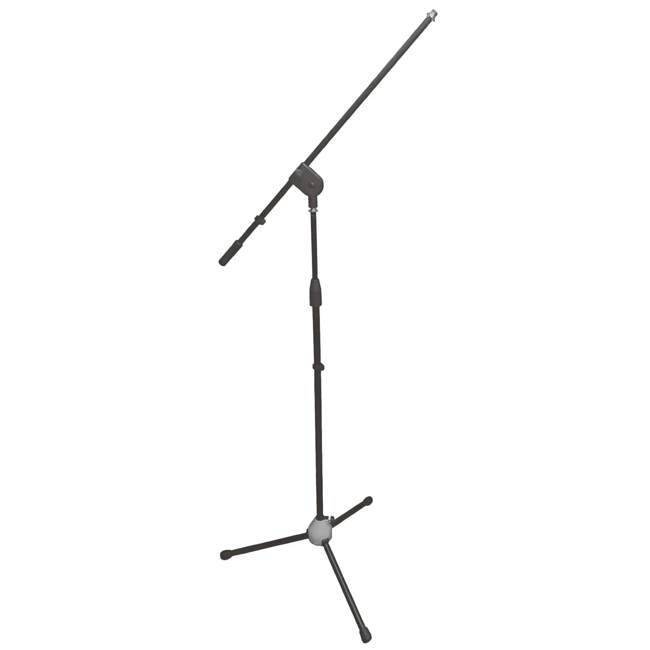 KARMA AM 7K Soporte de Micrófono Ajustable de 110 a 180 cm con Brazo de 80 cm, Estable y Ligero en Metal Negro