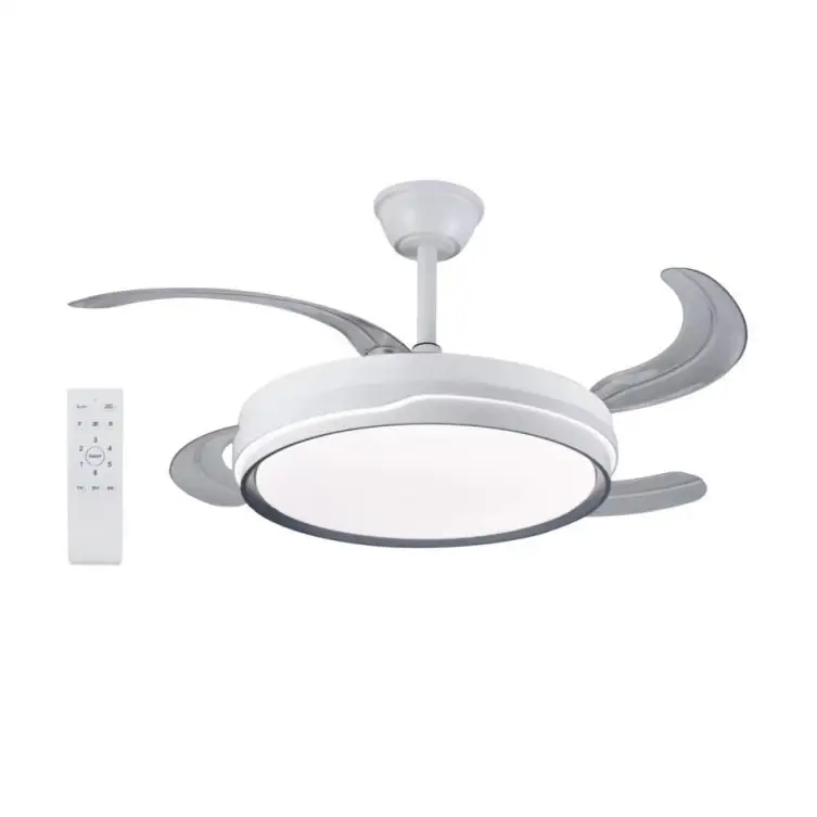 Ventilador de Techo con Luz LED 70W y Control Remoto 107cm 6 Velocidades Temporizador Iluminación Regulable 3000K-4200K-6500K Función Reversible Silencioso y Eficiente