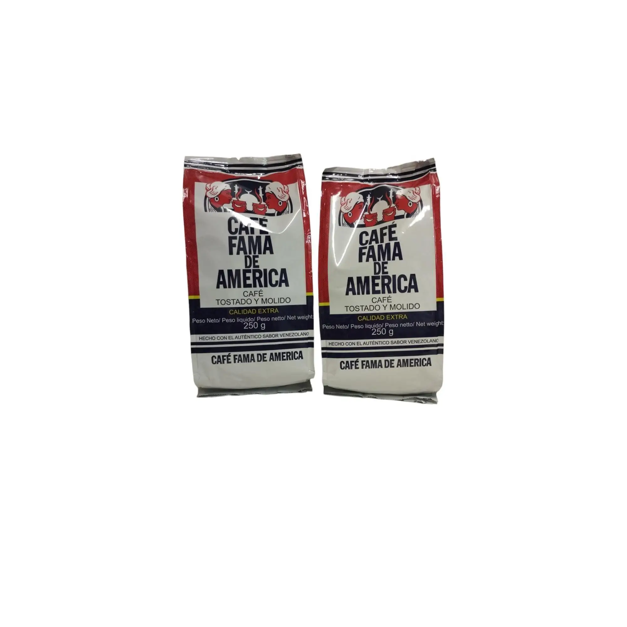 CAFE FAMA DE AMERICA - CAFE TOSTADO Y MOLIDO - PAQUETE DE 2 - 250 G