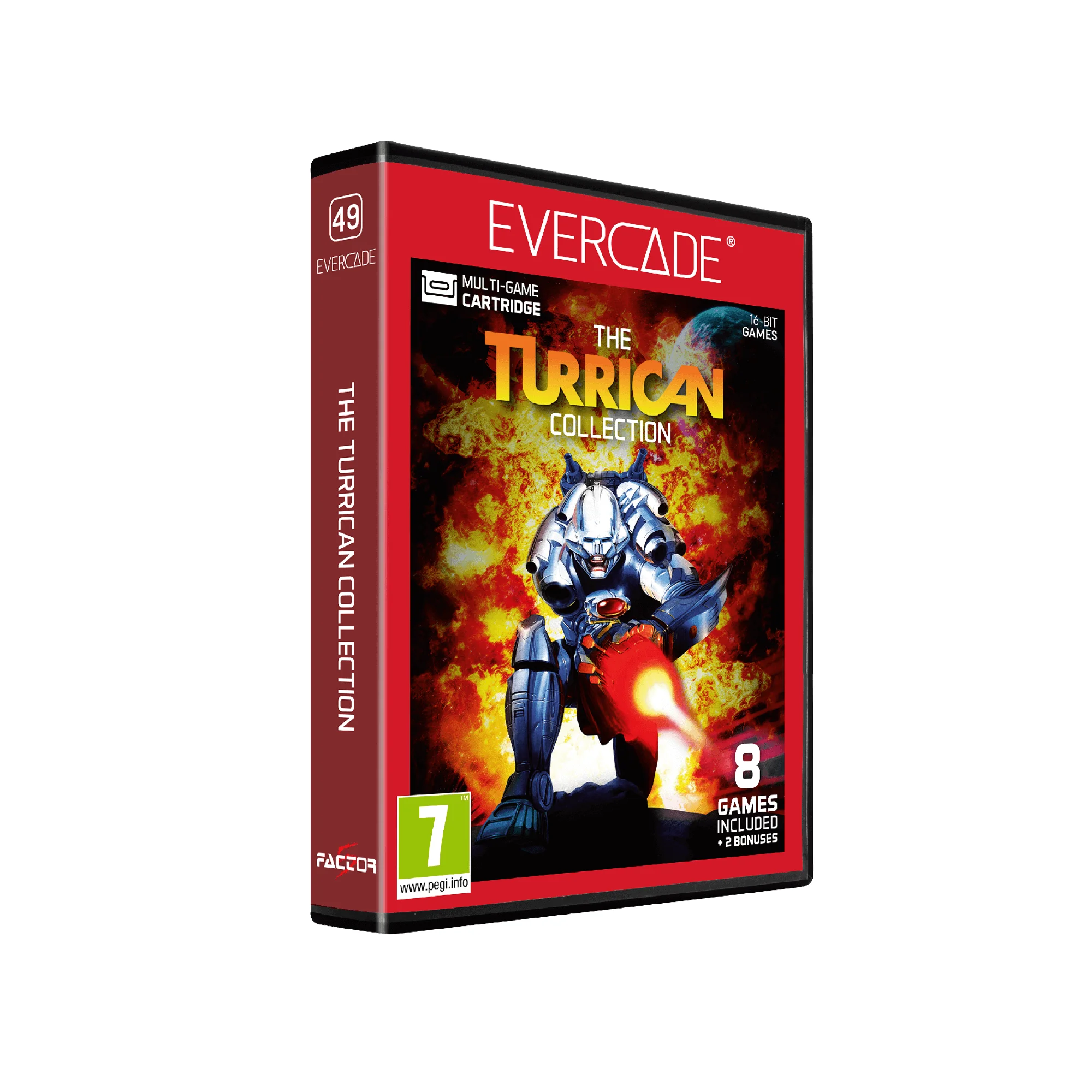Cartucho Evercade The Turrican Collection 1 - Nuevo precintado - PAL España