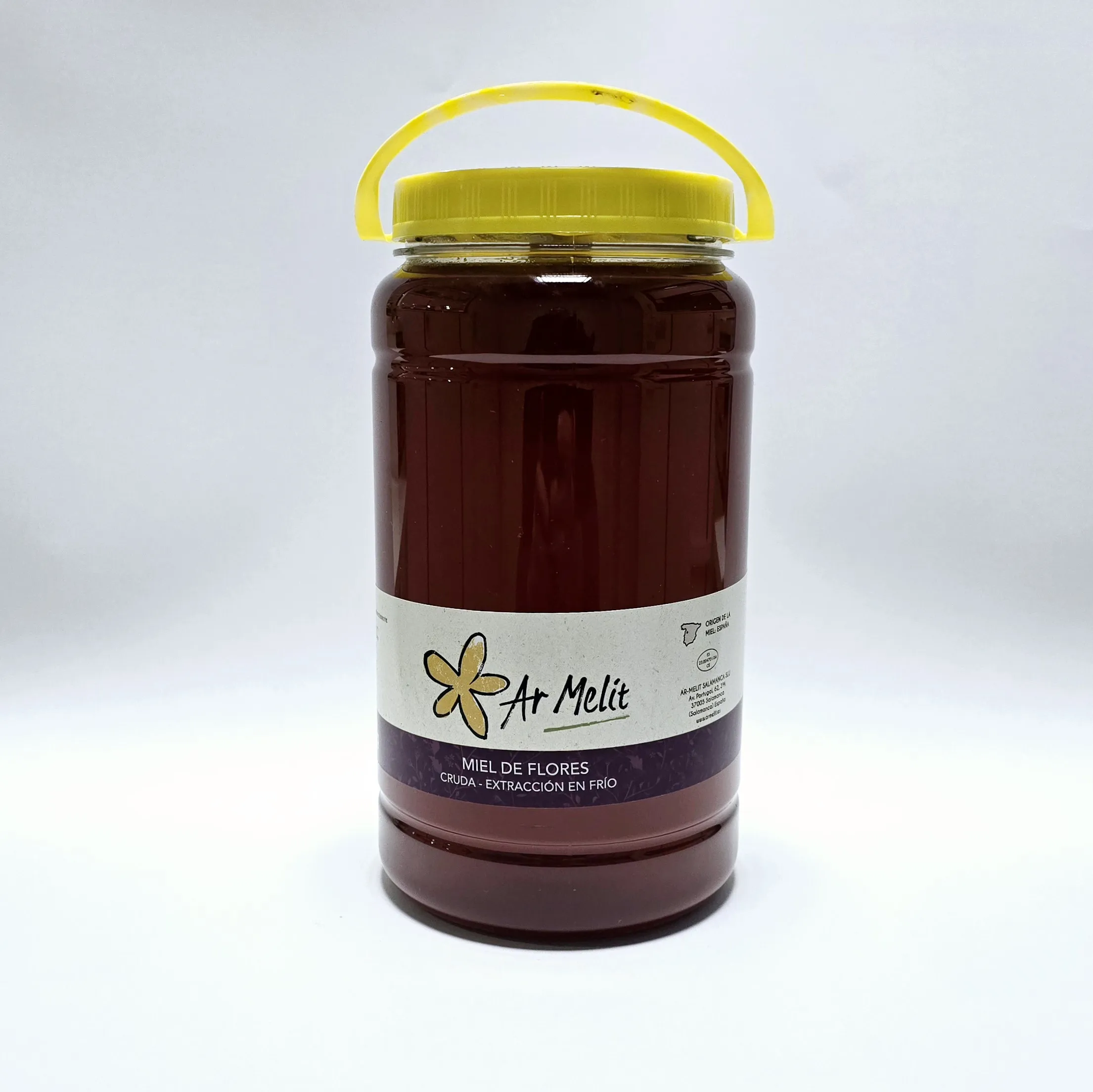 Miel de Flores artesanal y natural prodecente de la Sierra de Salamanca 2 kg - Marca Ar Melit.