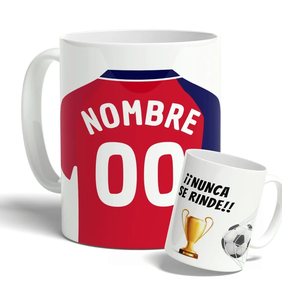 DEREGALOOS Taza de Fútbol Personalizada del C.A. Osasuna para forofos y aficionados