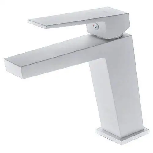 Imex Art White Sink Faucet Bdar025-1bl Is a Modern, Compact Basin Faucet Made
