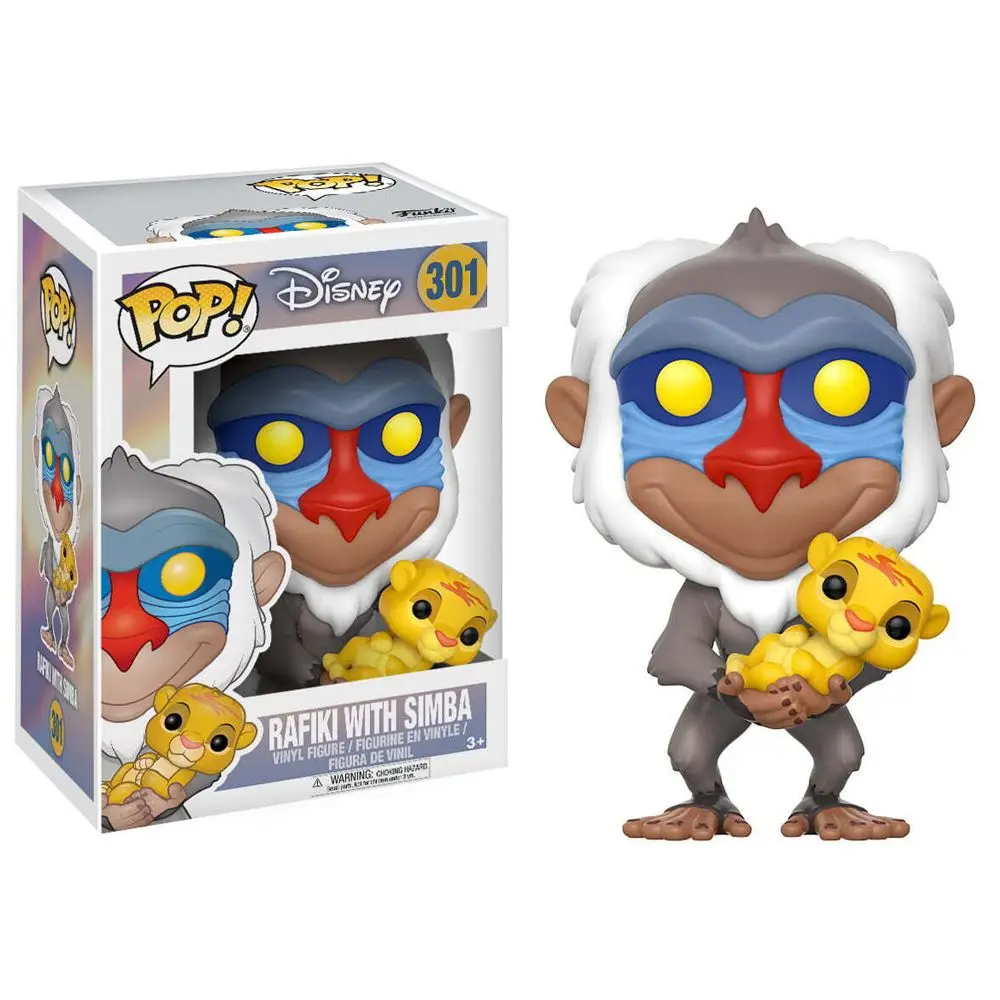 Funko Pop! El Rey Leon - Rafiki con Baby Simba, 20095, Nº301, ENVÍO URGENTE A PENÍNSULA 24/48 HORAS