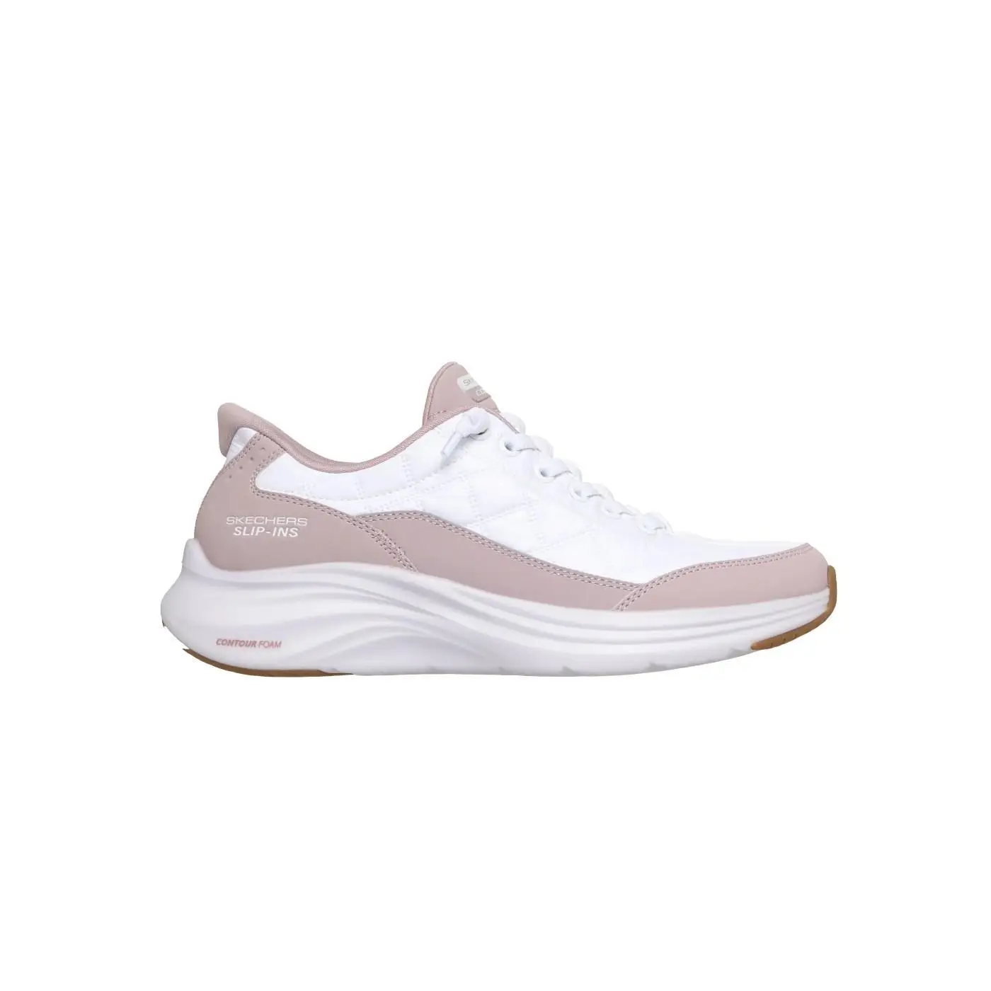 Zapatillas Skechers Slips In Countor Foam Mujer Blanco