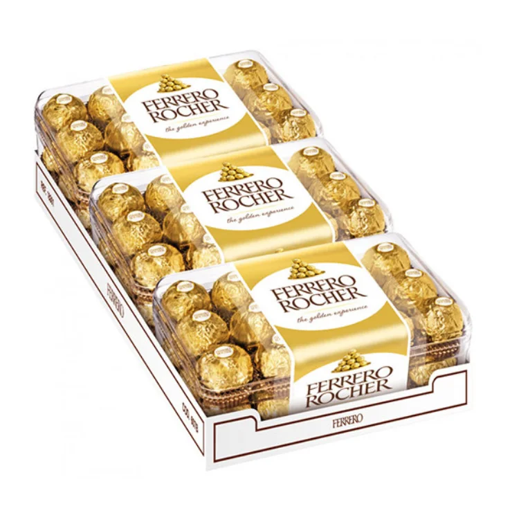 Ferrero rocher gold edition - 30 chocolates | Saving pack 3 boxes, total 90 chocolates | #1