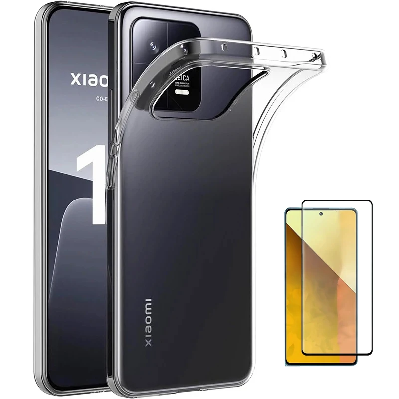 Funda Transparente de TPU para Xiaomi Redmi 13C 9 9A 9C 9T Poco M3 A1 Note 7 8 8T 10 10S M5S 11 11S 12 12X 12S 13 Mi 11 11T 12T M4 F3 F4 X4 X5 X6 C65 Pro 4G 5G Plus Lite Protección Completa con Ajuste Perfecto, Diseño Ultra Delgado y Flexible Antirayones
