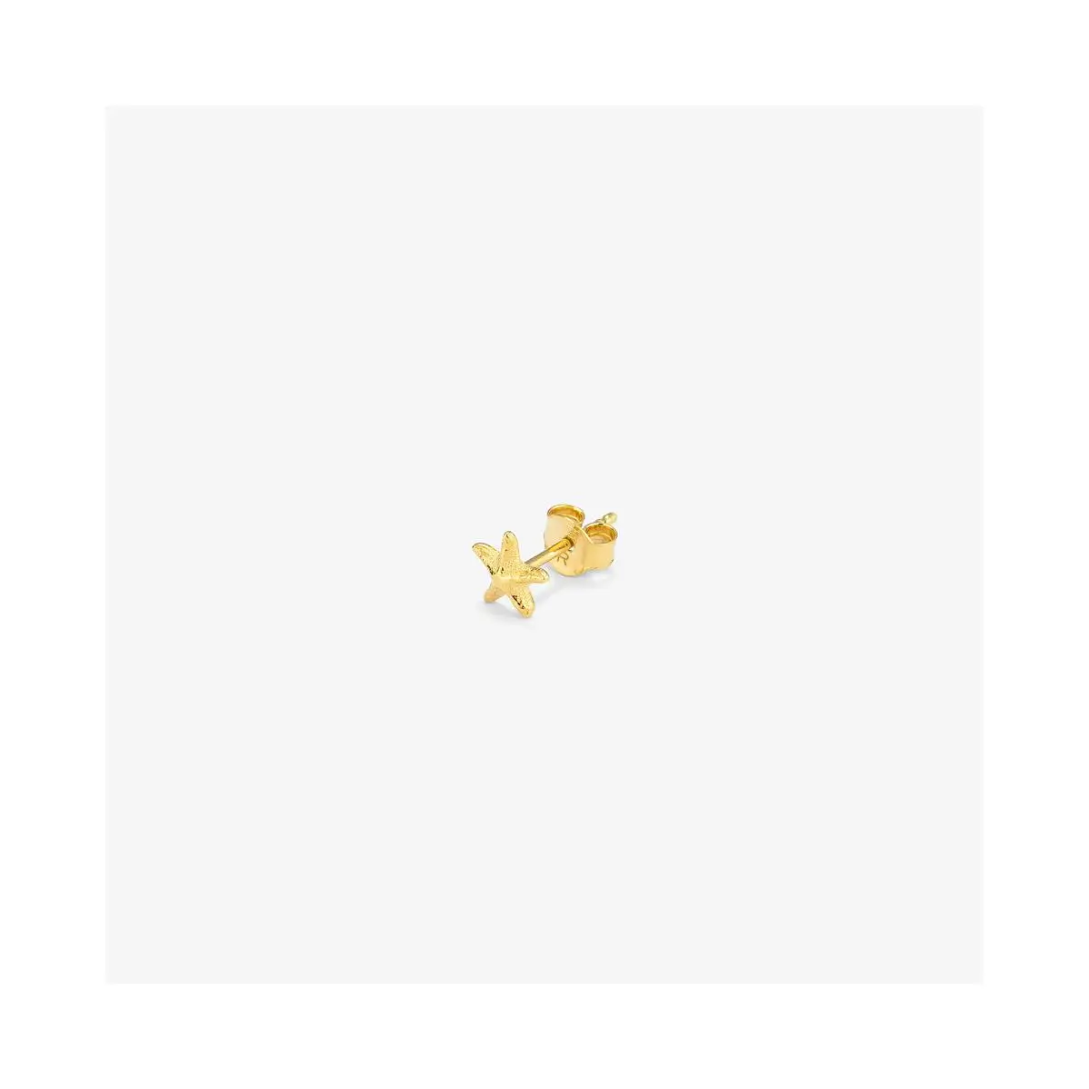 Radiant - Colección Starfish- Piercing Gold para Mujeres, de Plata bañado en Oro de 24 quilates. Con motivo marino. Diseño elegante y sofisticado.
