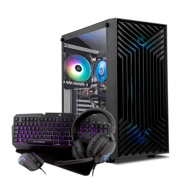 Pc Gaming - Pc Racing Gaming Pack Gaming Intel Core I5-11400F/8Gb/256Gb Ssd M.2+ 1Tb Hdd/Wifi/Gtx 1650 + 24" Full Hd Led Monitor / Free Dos / Pc Gamer - Desktop Computer