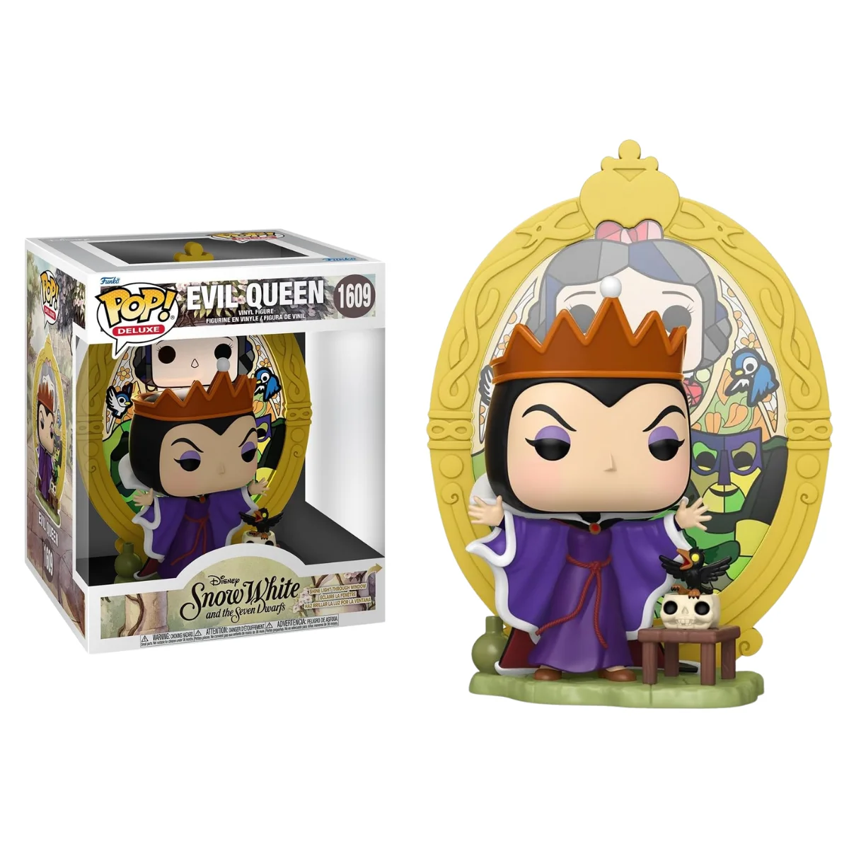 FUNKO POP! DISNEY VILLANOS - REINA MALVADA (CRISTAL),  81681, Nº1609, TIENDA CON LICENCIA OFICIAL