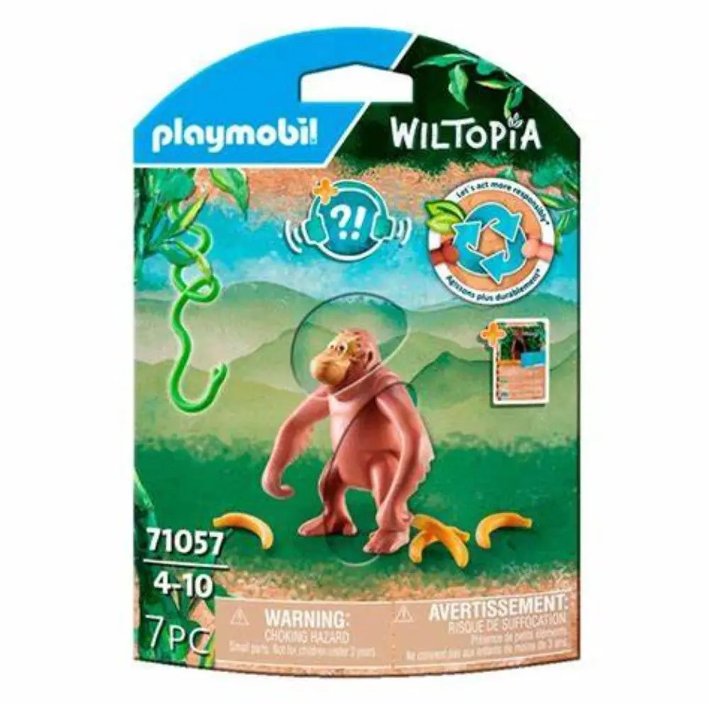 Orangután PLAYMOBIL Wiltopia figura de juguete de la selva tropical  (71057)
