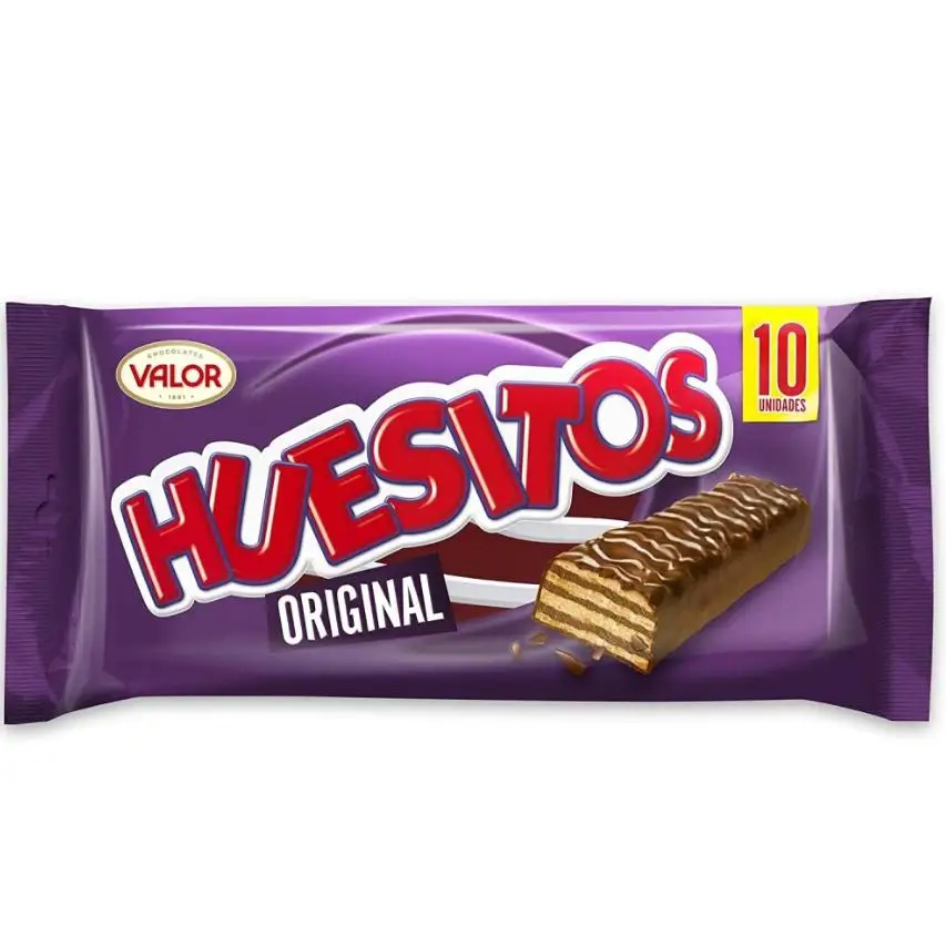 Lote de 6 Paquetes de Sabrosos Huesitos (10 unidades Paquete). Dulces y Chocolates. Detalles y Regalos Originales para Bodas, Bautizos, Comuniones y...