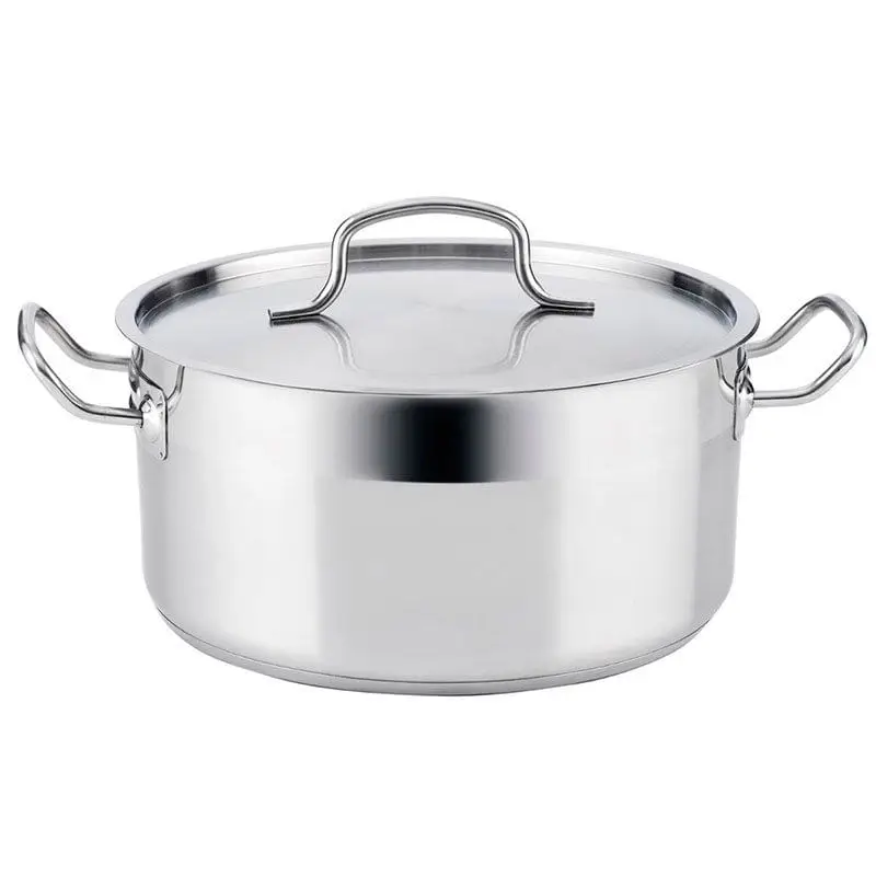 Stainless steel Azzero Quid pan with lid