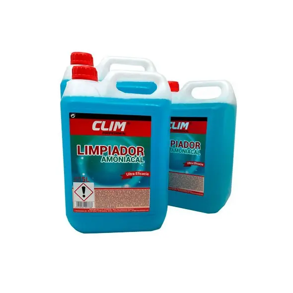 Limpiador amoniacal densidad alta 5L. Caja 3 uds
