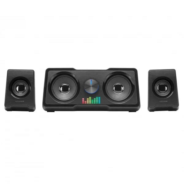 Mars Gaming MS22 Altavoces 2.2 RGB Flow con Subwoofer 35W Negro