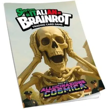 Pack Álbum + 5 Sobres de Cartas Italian Brainrot TCG Para La Colección (Idioma Italiano,Seleccione Serie 1 o Serie 2)