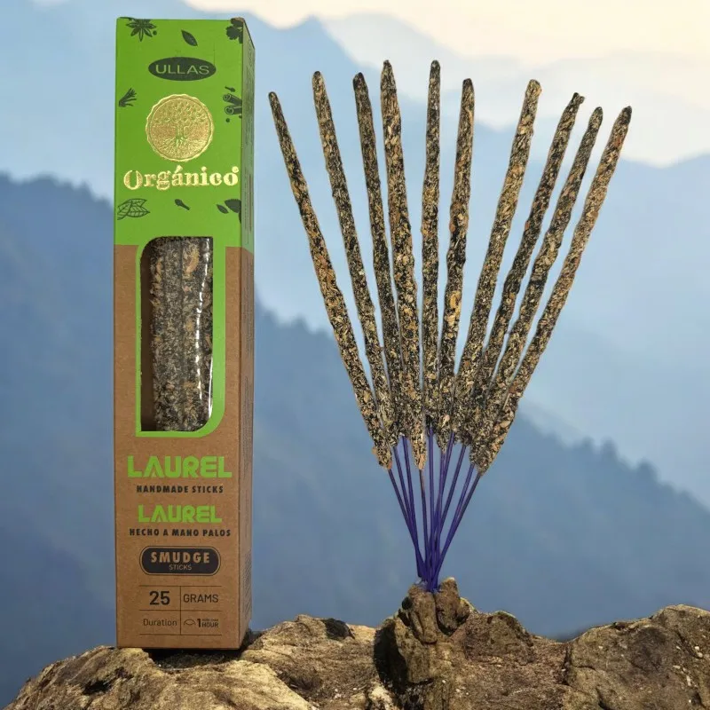 Laurel ullas incense - handmade - 25gr - made in india - 100% natural - ullas organic incense