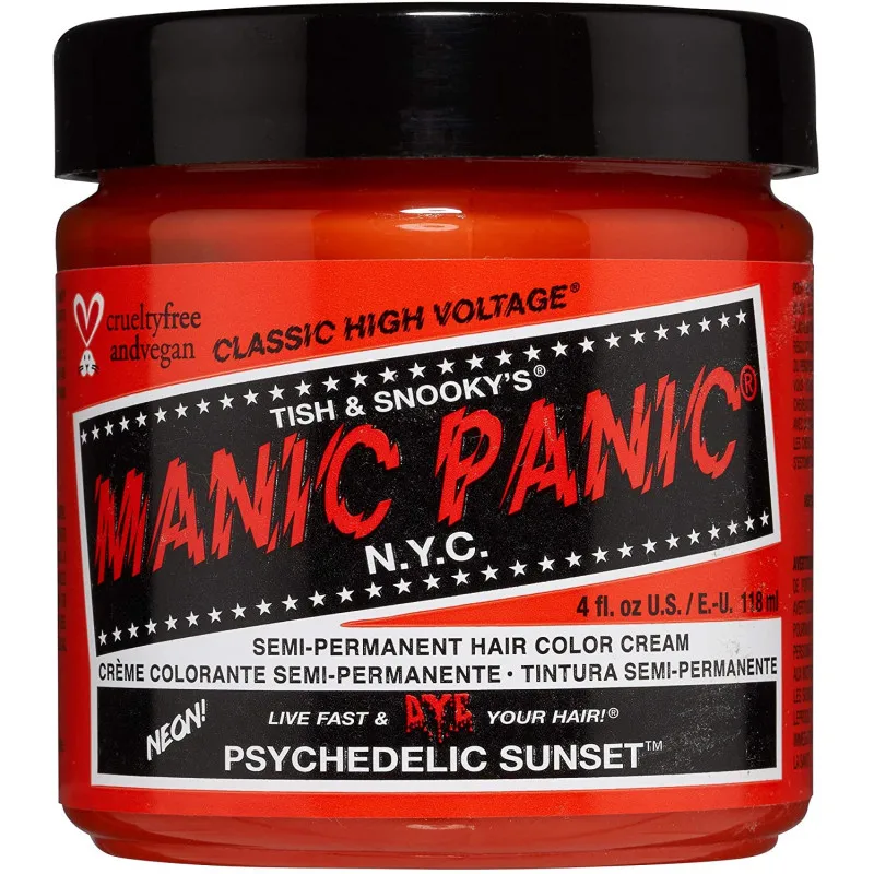 MANIC PANIC PSYCHEDELIC SUNSET 118ML TINTES PROFESIONALES FANTASIA