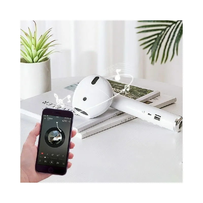 Universal Altavoz Bluetooth Airpod con Radio FM y Llamadas Manos Libres