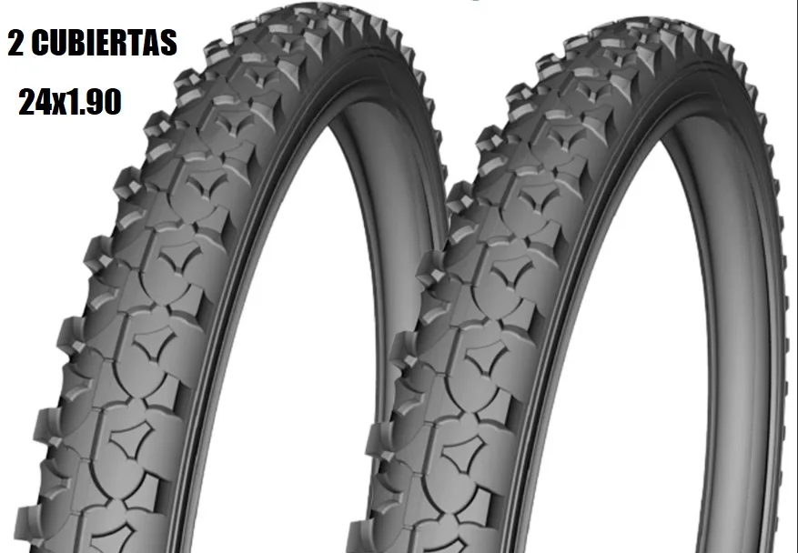 Deestone - 26x1.90, 24x1.90, 20x1.90 MTB Tires in Black for solid performance, featuring excellent traction and control, designed for various terrains with durable construction. #4