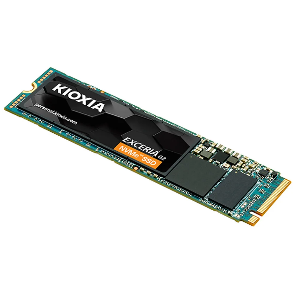 Kioxia EXCERIA G2 500GB, 1TB and 2TB internal SSD hard drive PCIe Gen3 x4 NVMe M.2 2280