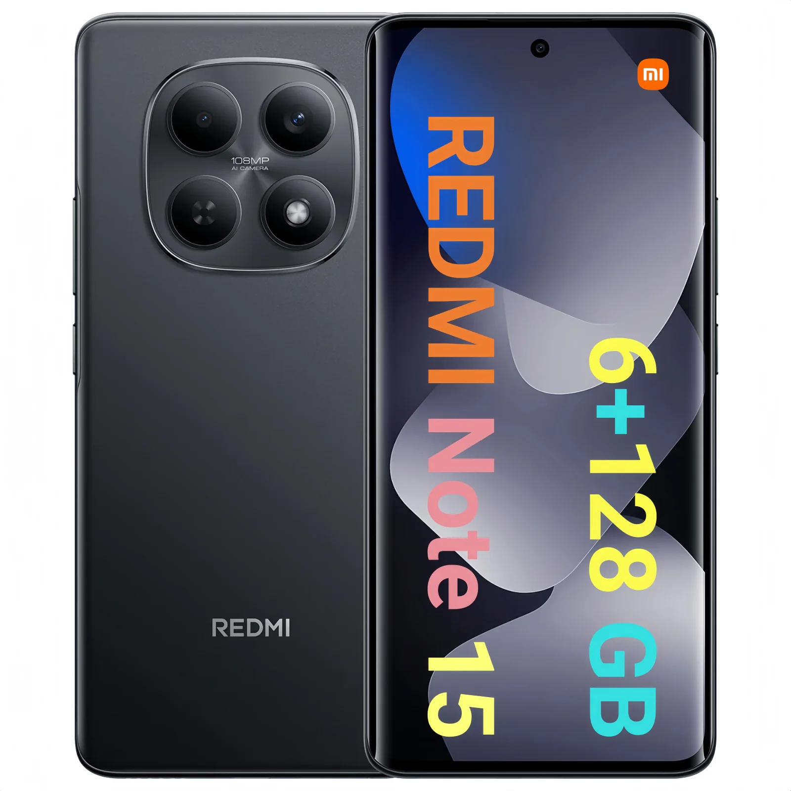 Xiaomi Redmi Note 15 Smartphone 6+128GB - AMOLED 6.7" 120 Hz, Cámara 108 MP, 4G, batería 6000 mAh, IP64, carga rápida 33 W