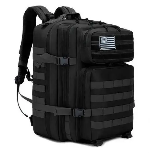 Generica Mochila Táctica Militar 50L (varios cololes disponibles) con 2 Parche Velcro