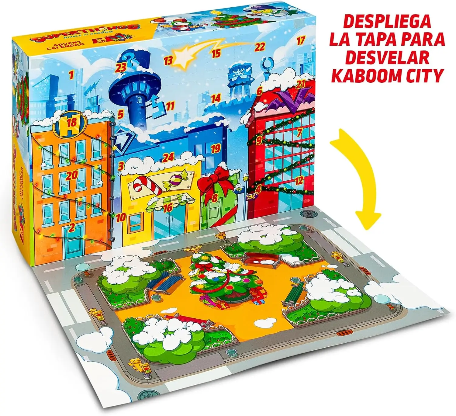 Magicbox superthings advent calendar with exclusive figures