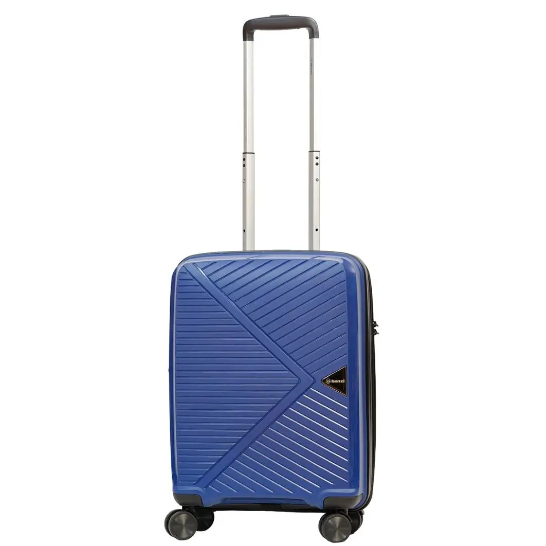Maleta de Cabina Maletas Tony Seul Azul en Polipropileno Expandible 55x40x20 cm con 4 Ruedas Giratorias 360º y Candado de Combinación